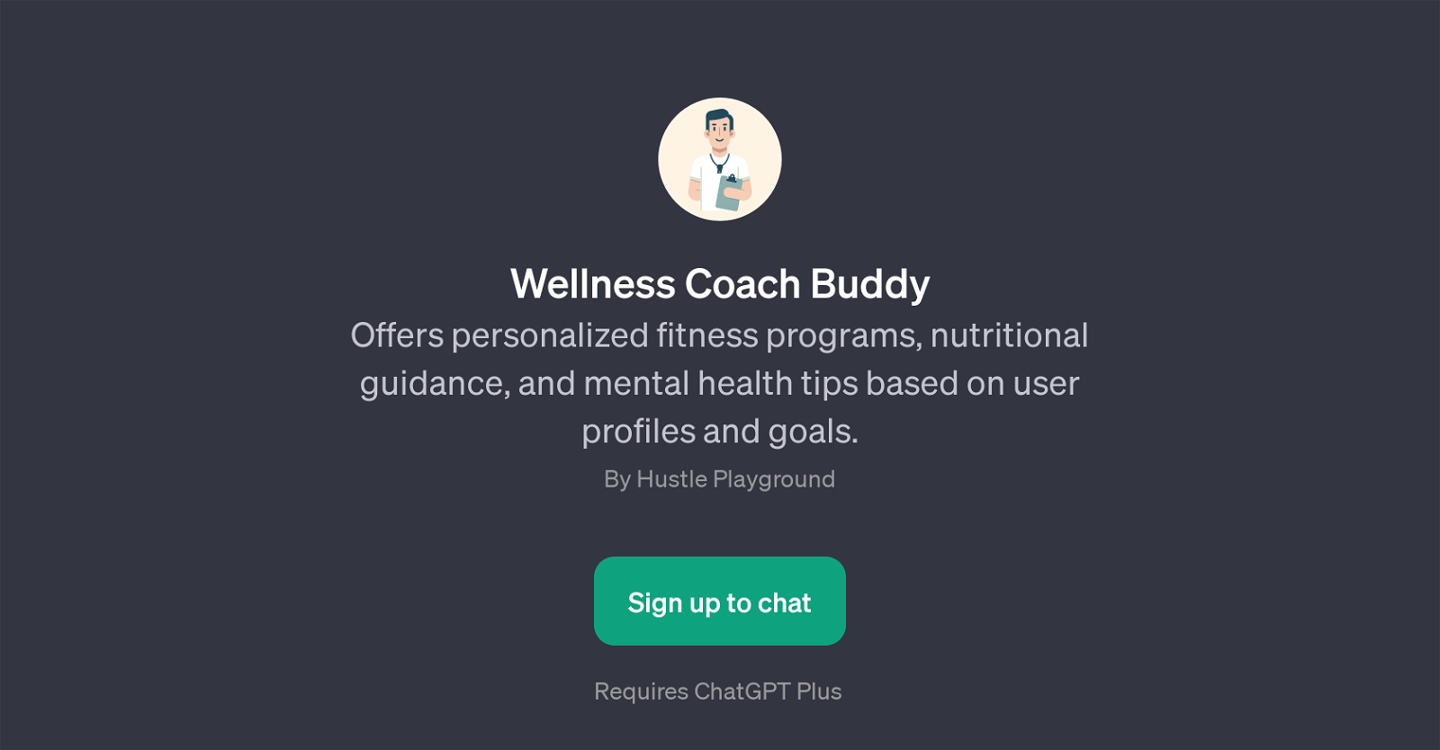 Wellness Coach Buddy website