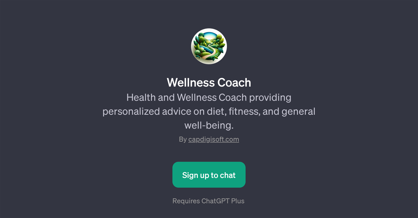 Wellness Coach website