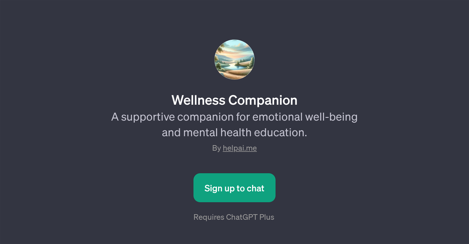Wellness Companion website