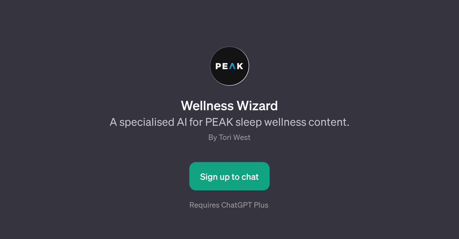 Wellness Wizard website