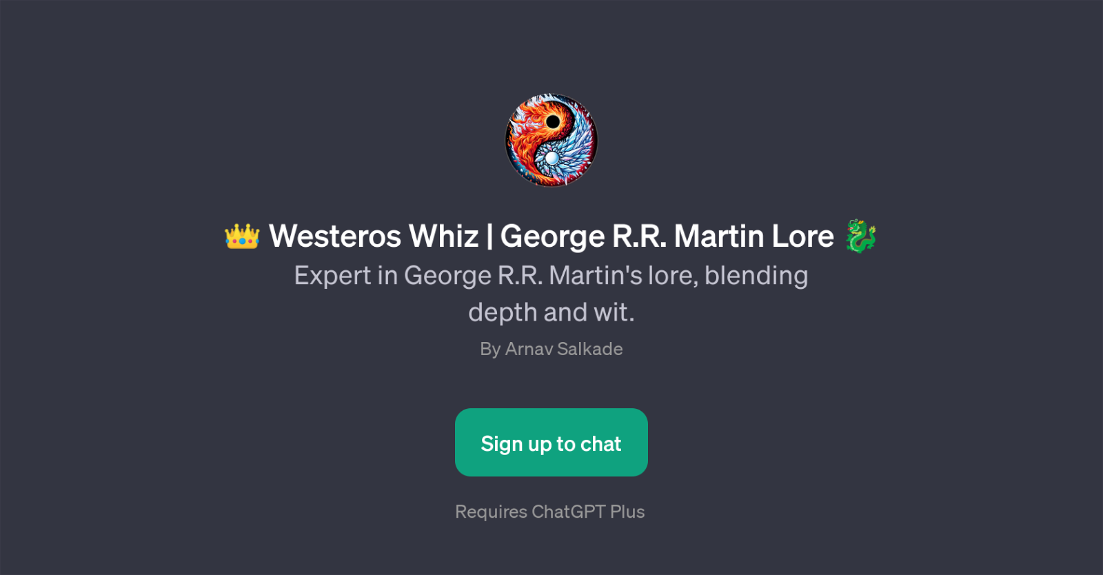 Westeros Whiz website