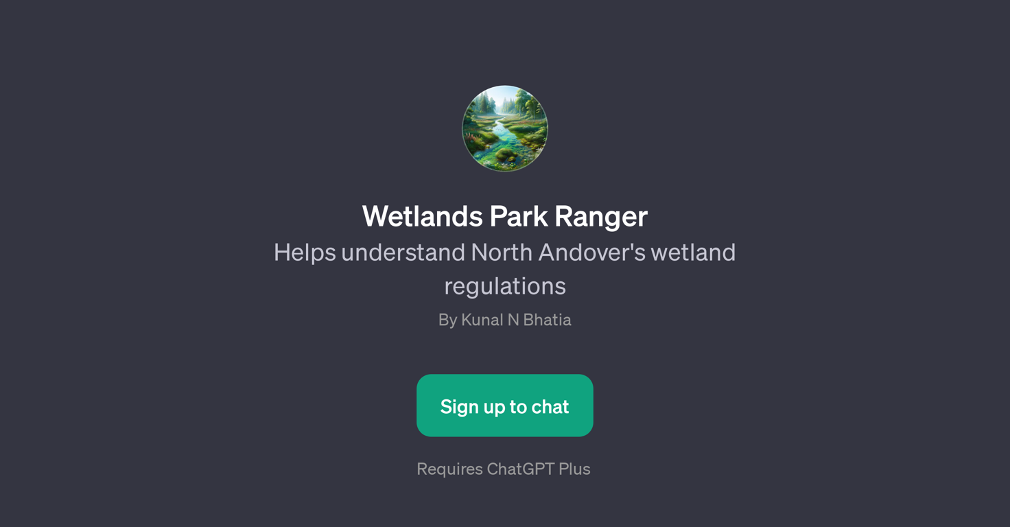 Wetlands Park Ranger website