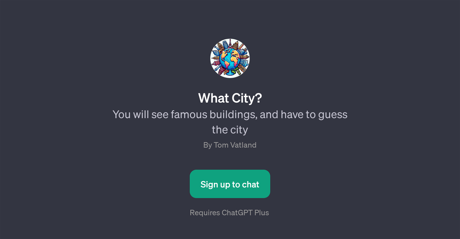 What City? website