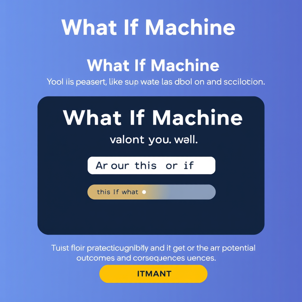 What If Machine website