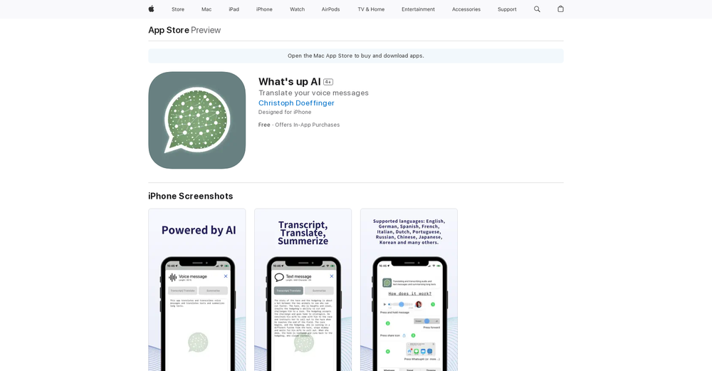 What's up AI website