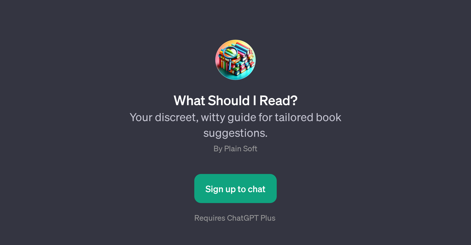 What Should I Read? website