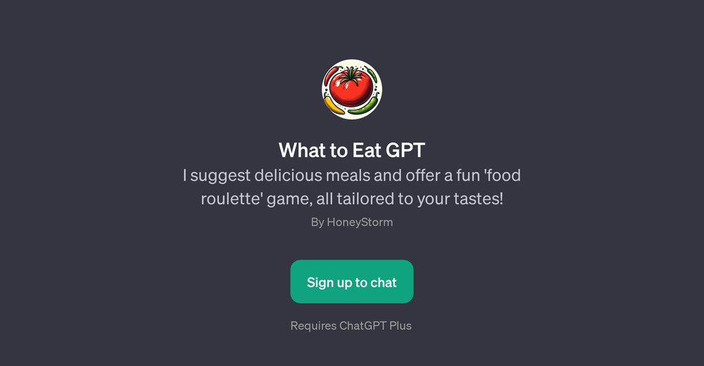 What to Eat GPT website