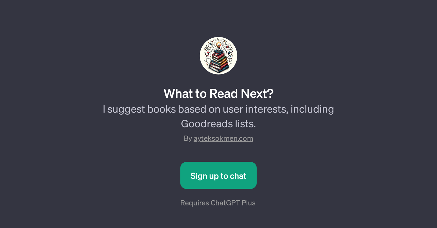 What to Read Next? website