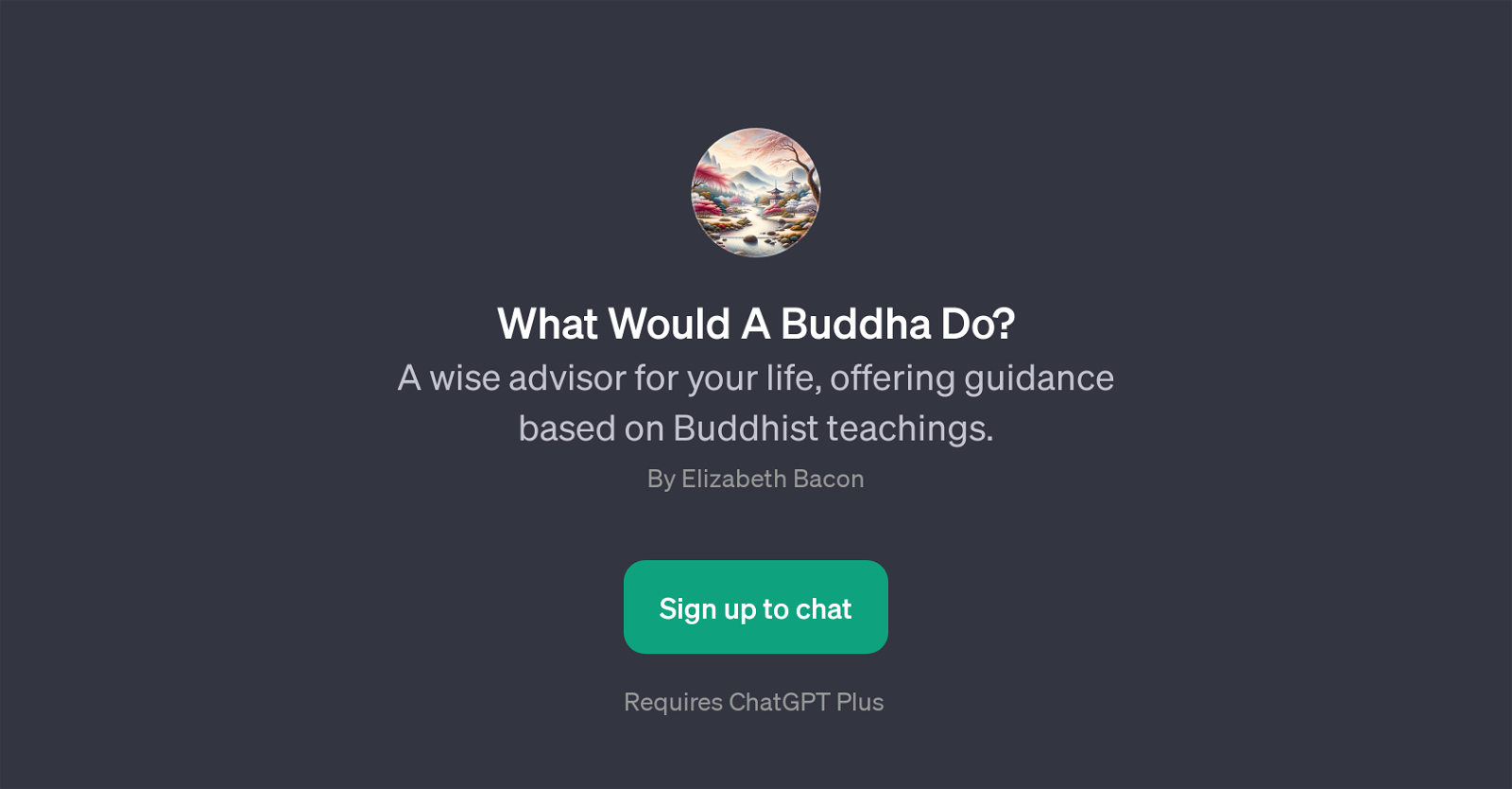 What Would A Buddha Do? website