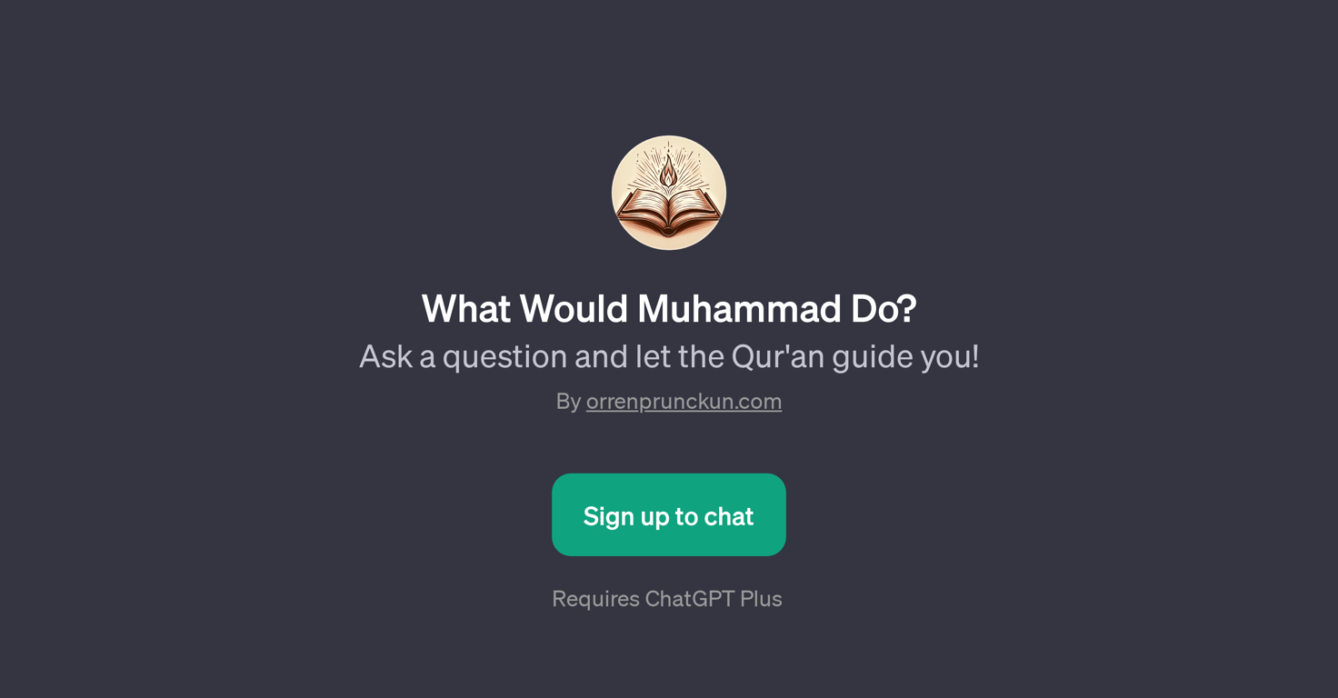 What Would Muhammad Do? website