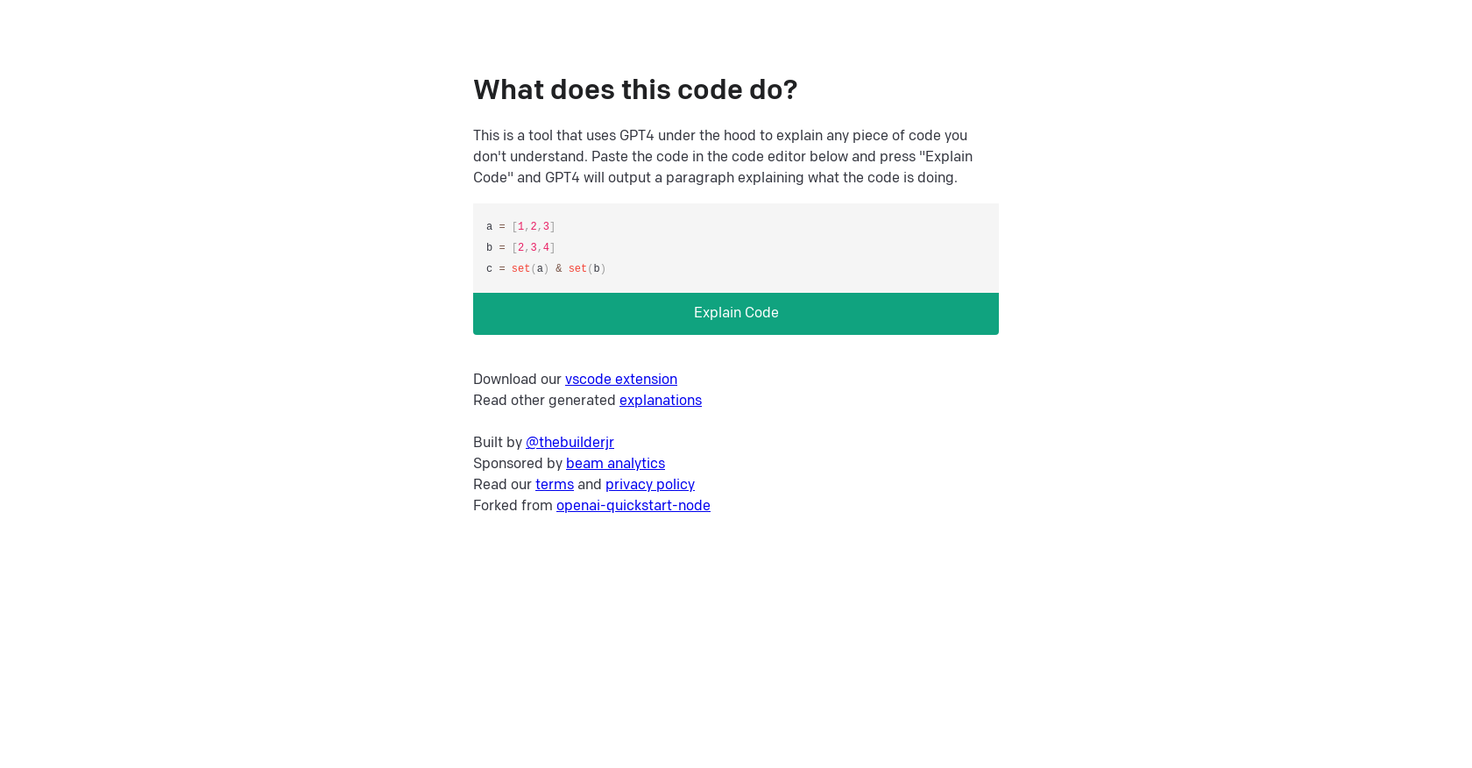 Whatdoesthiscodedo website