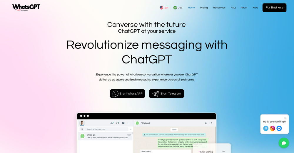 WhatsGPT website