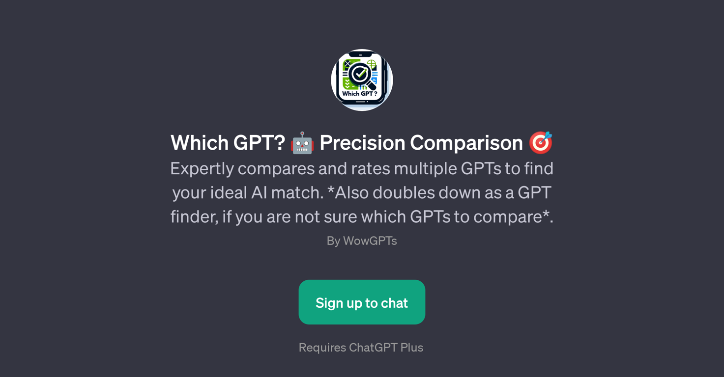 Which GPT? Precision Comparison website