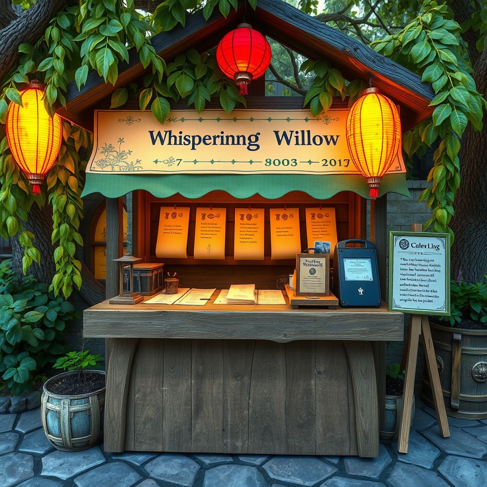 Whispering Willow Stall website