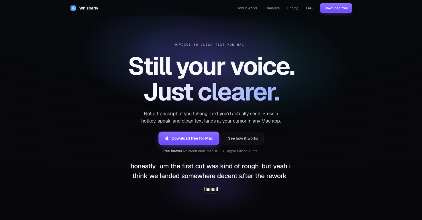 Whisperly website