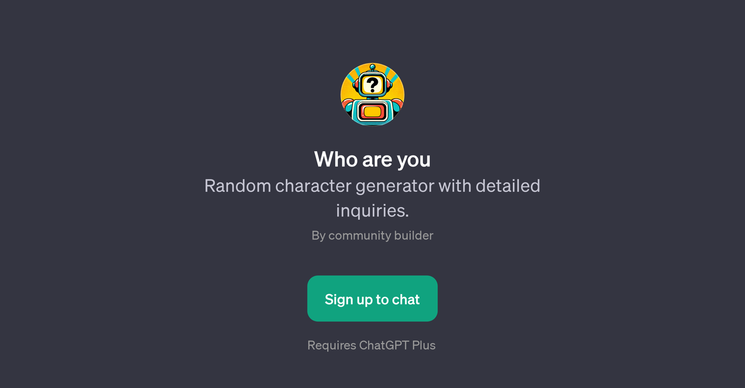 Who are you website