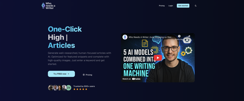 Who Needs a Writer website