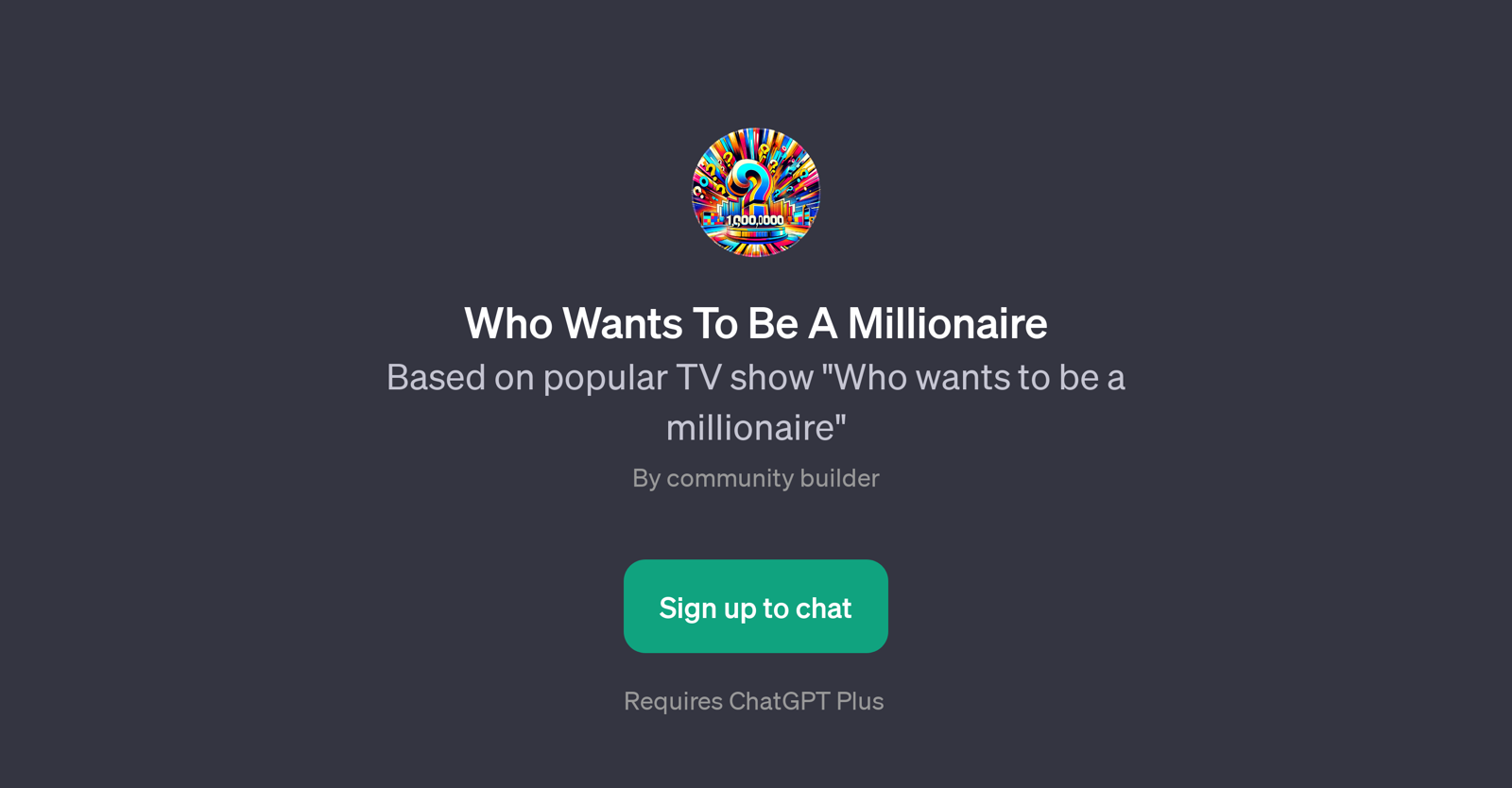 Who Wants To Be A Millionaire website