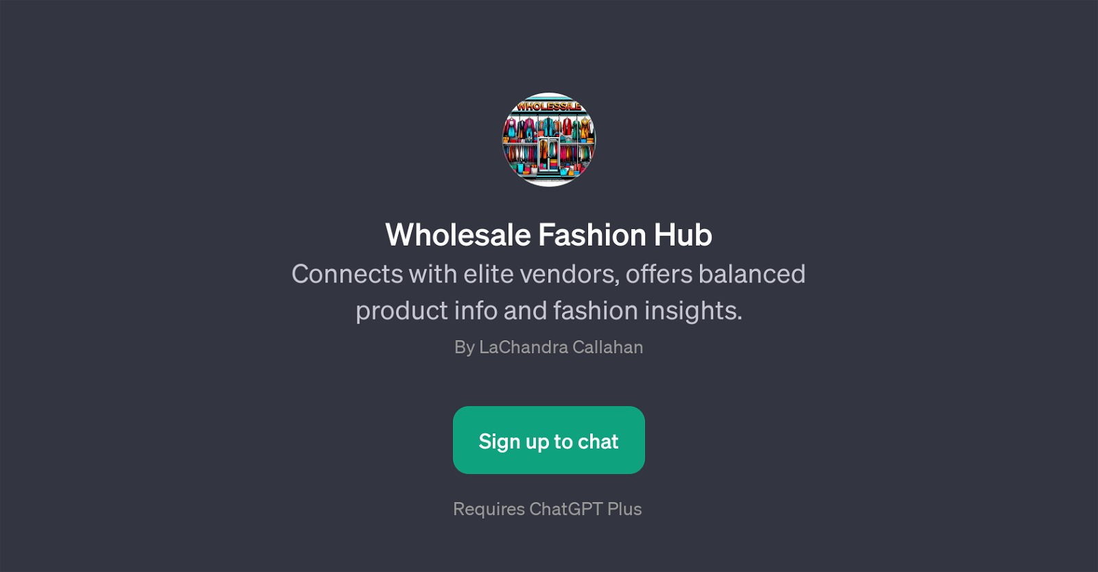 Wholesale Fashion Hub website