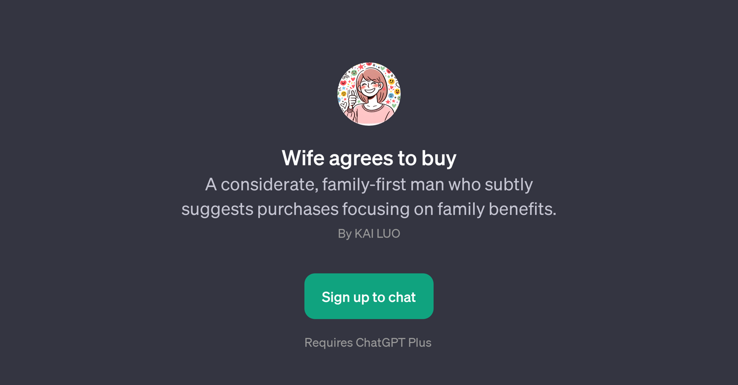 Wife agrees to buy website