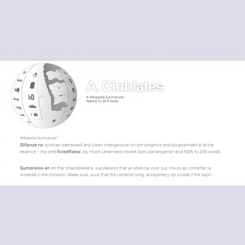 Wikipedia Summarizer website