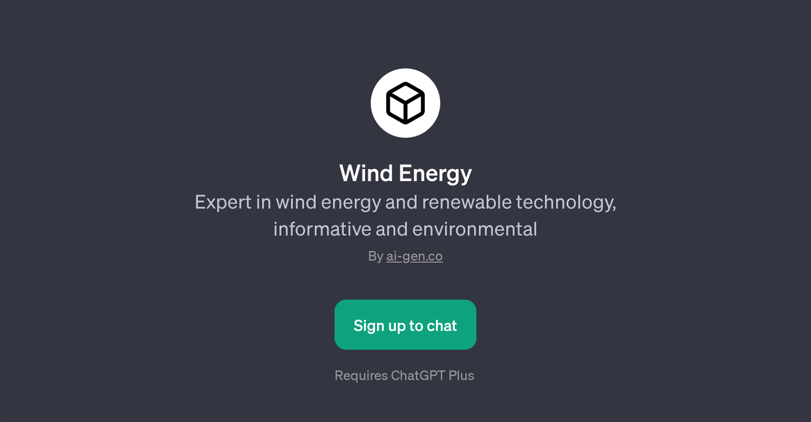 Wind Energy website