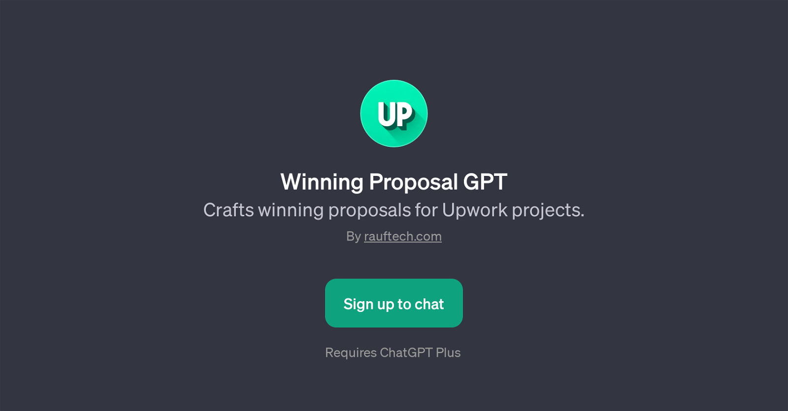 Winning Proposal GPT website