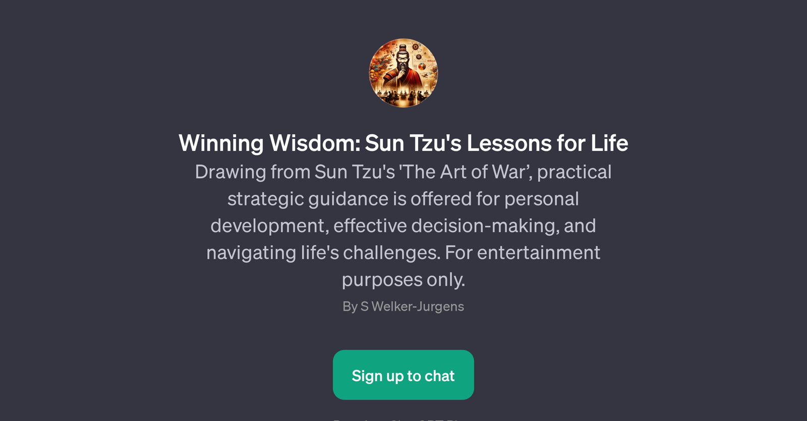 Winning Wisdom: Sun Tzu's Lessons for Life website