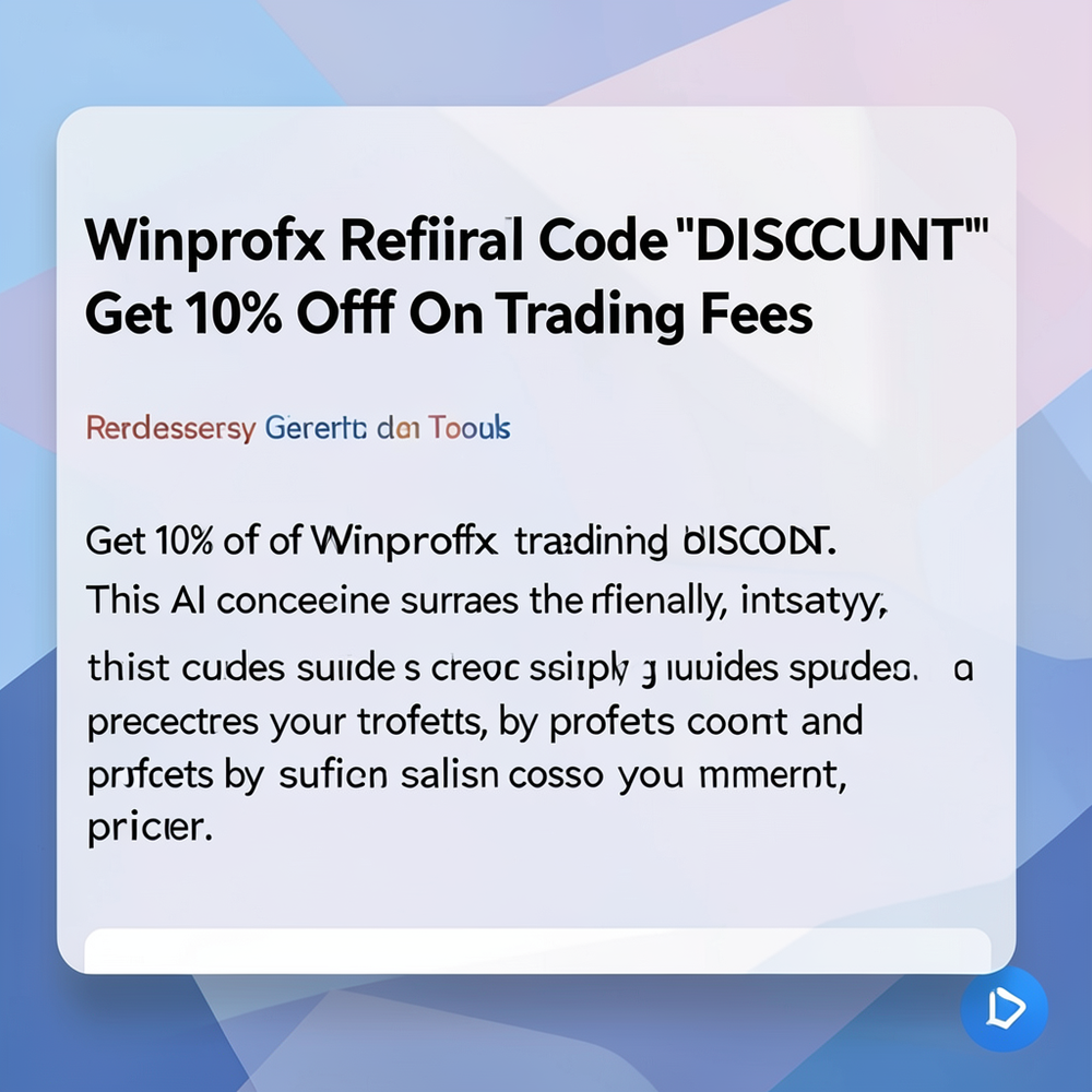 Winprofx Referral Code "DISCOUNT" Get 10% Off On Trading Fees website