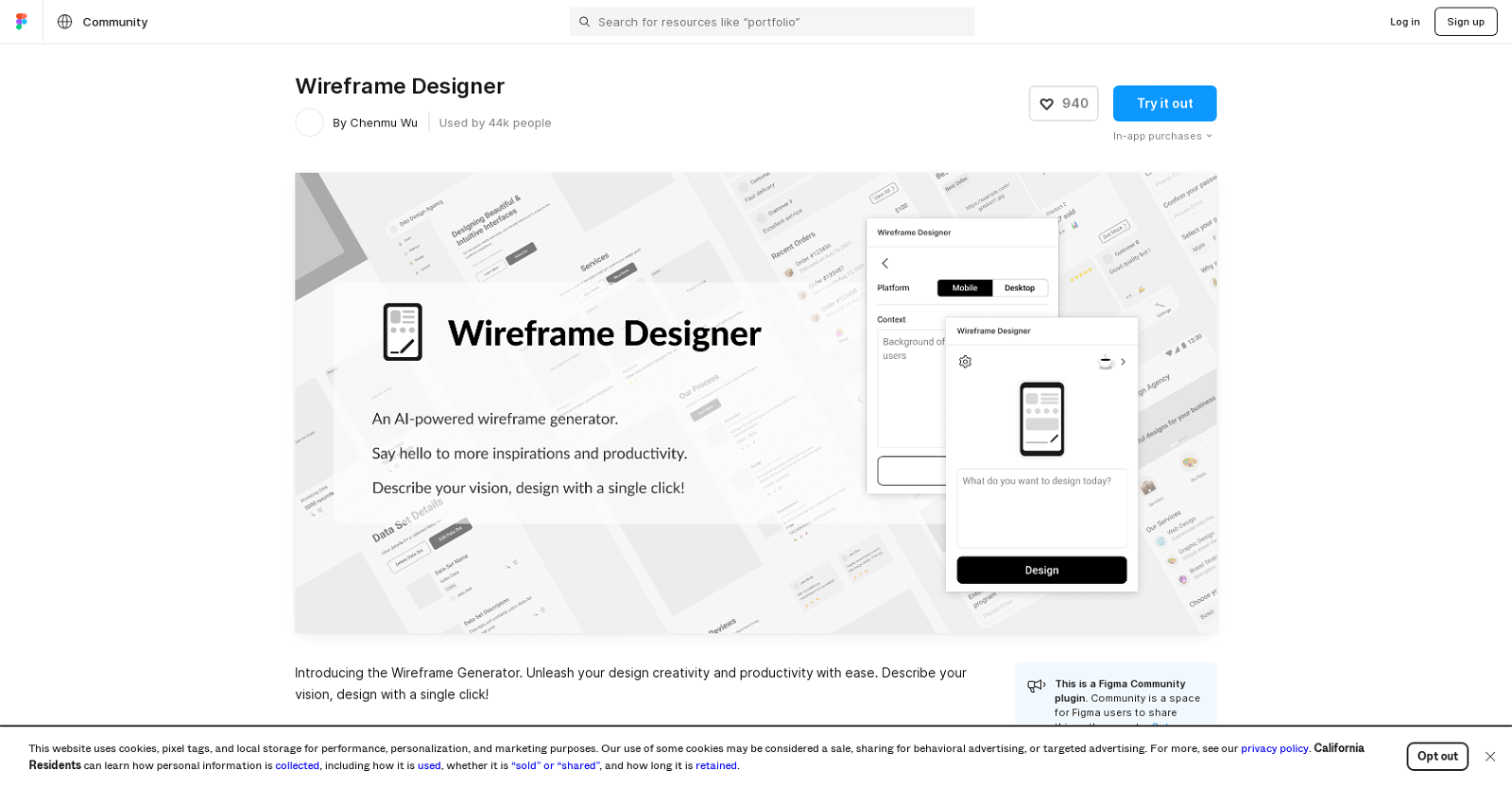 Wireframe Designer