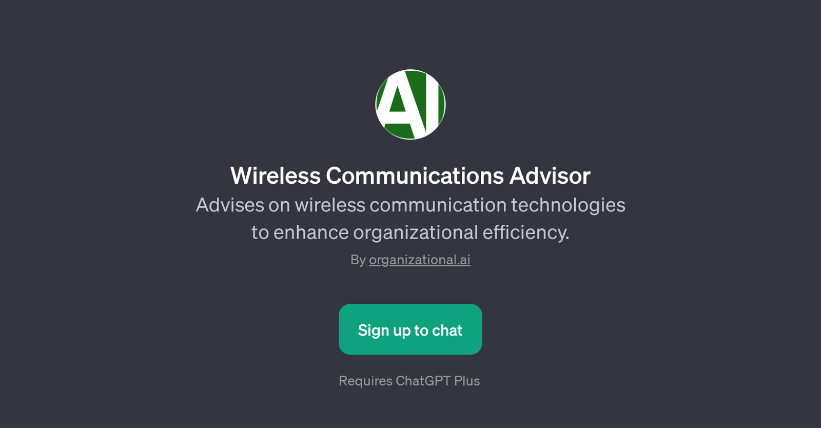 Wireless Communications Advisor website
