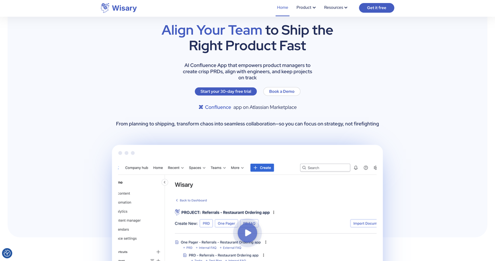 Wisary website