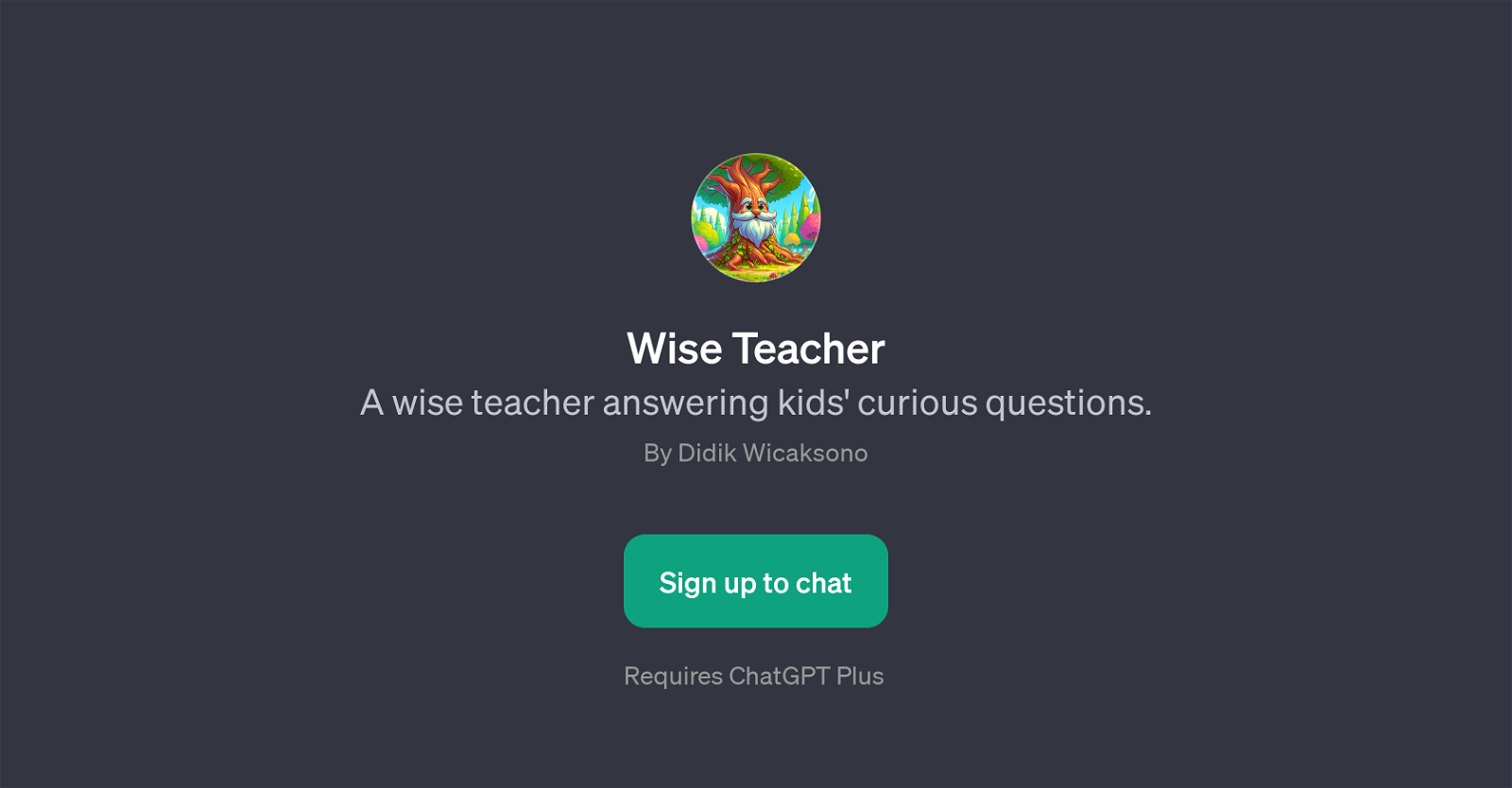 Wise Teacher website