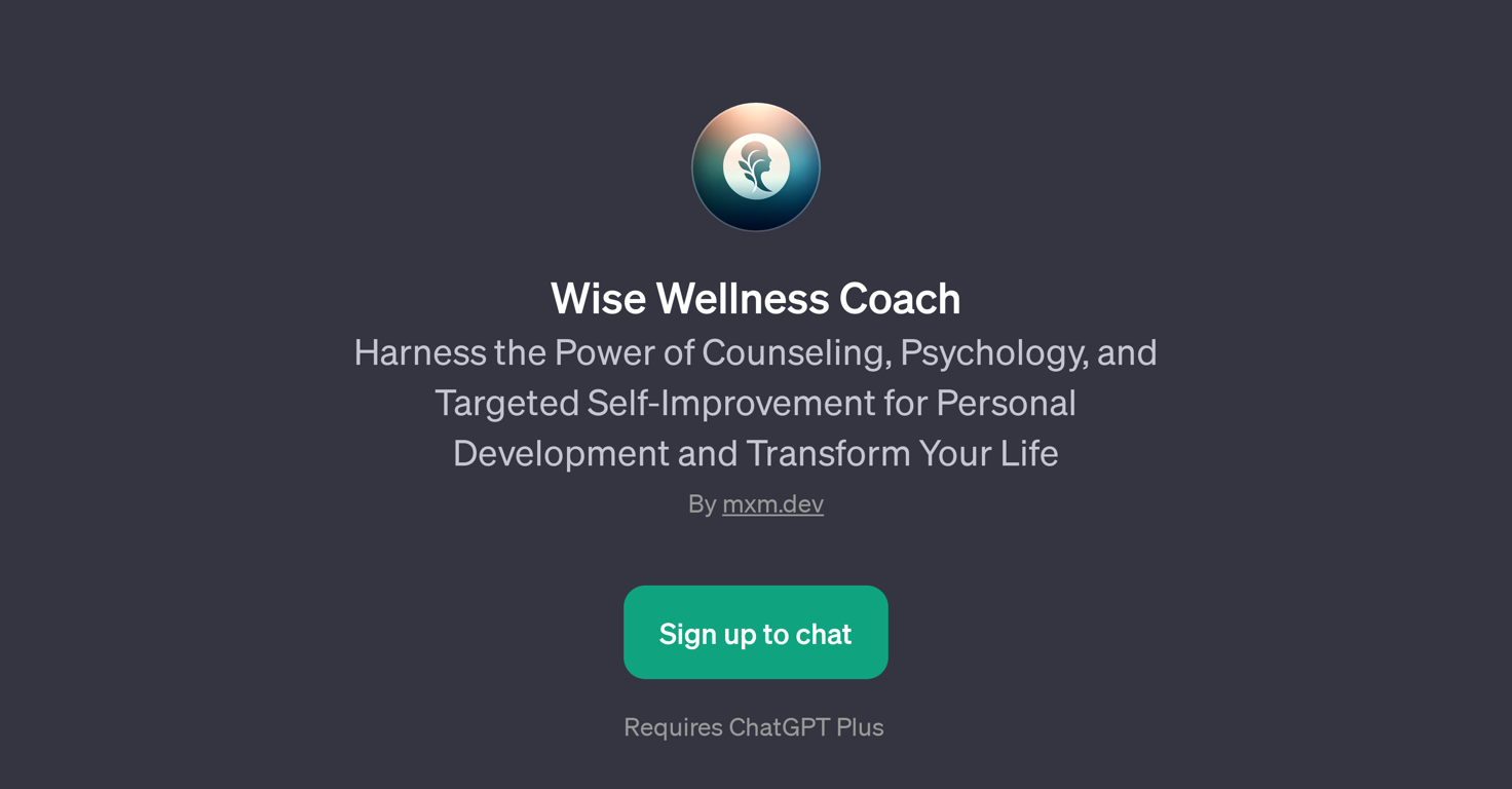 Wise Wellness Coach website