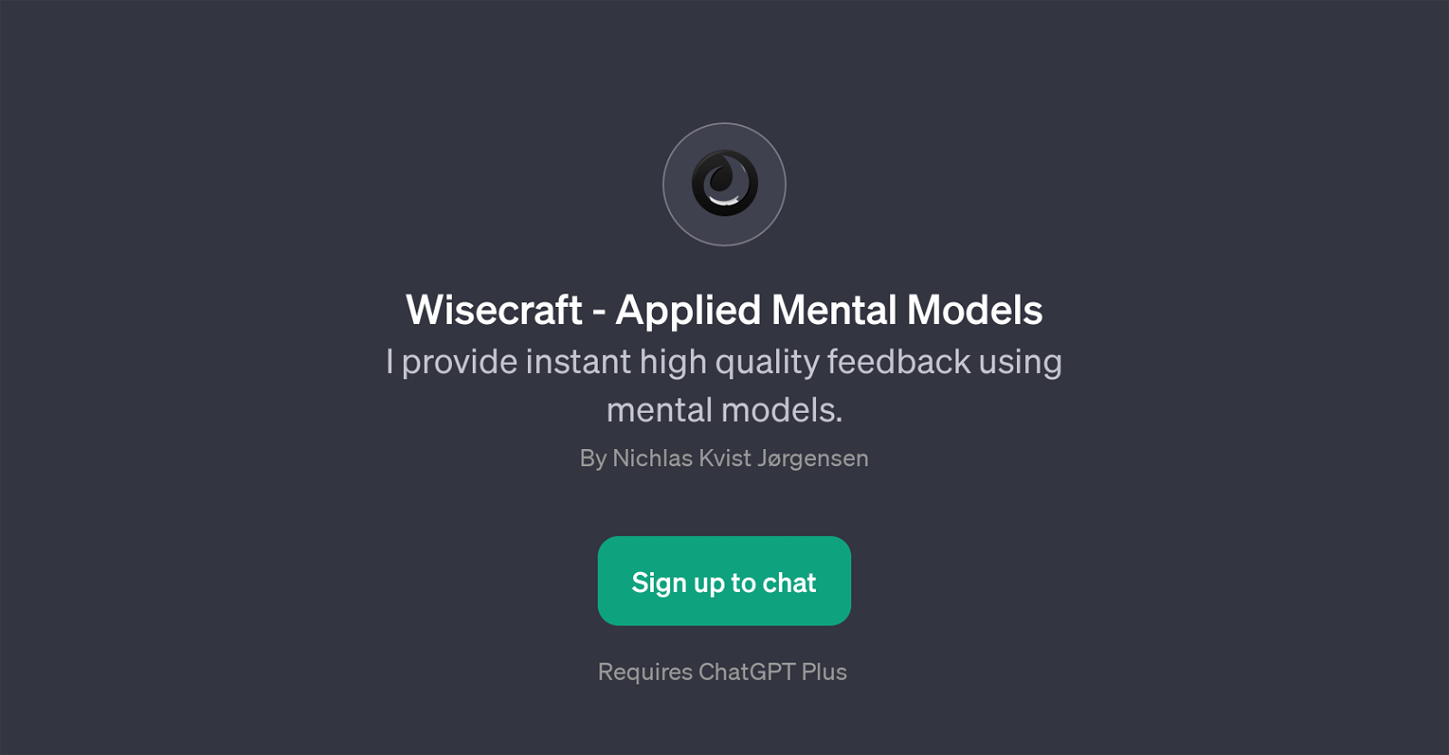 Wisecraft - Applied Mental Models website