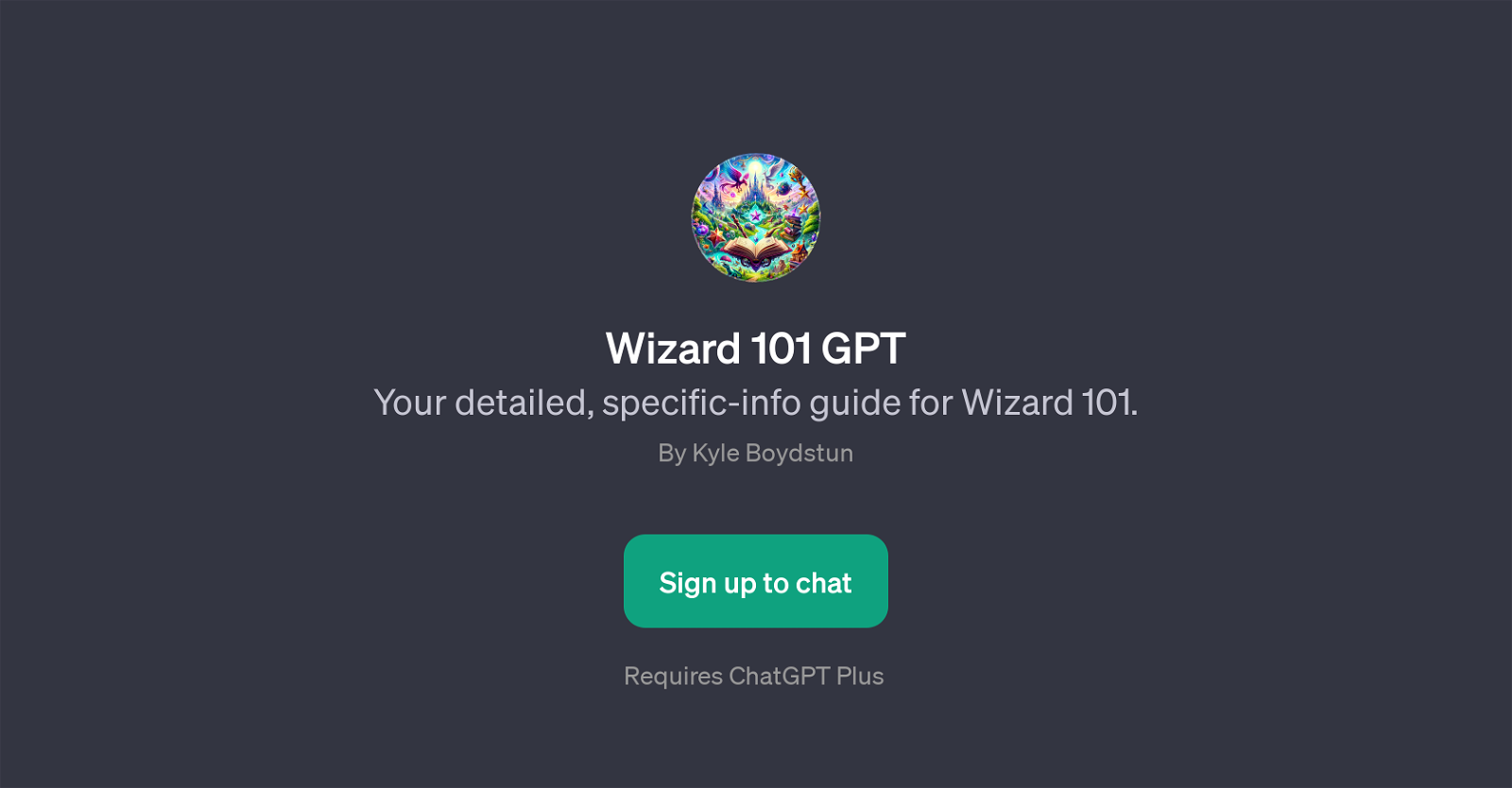 Wizard 101 GPT website