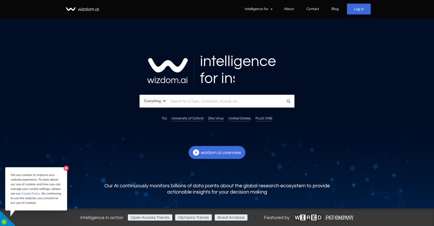 Wizdom website