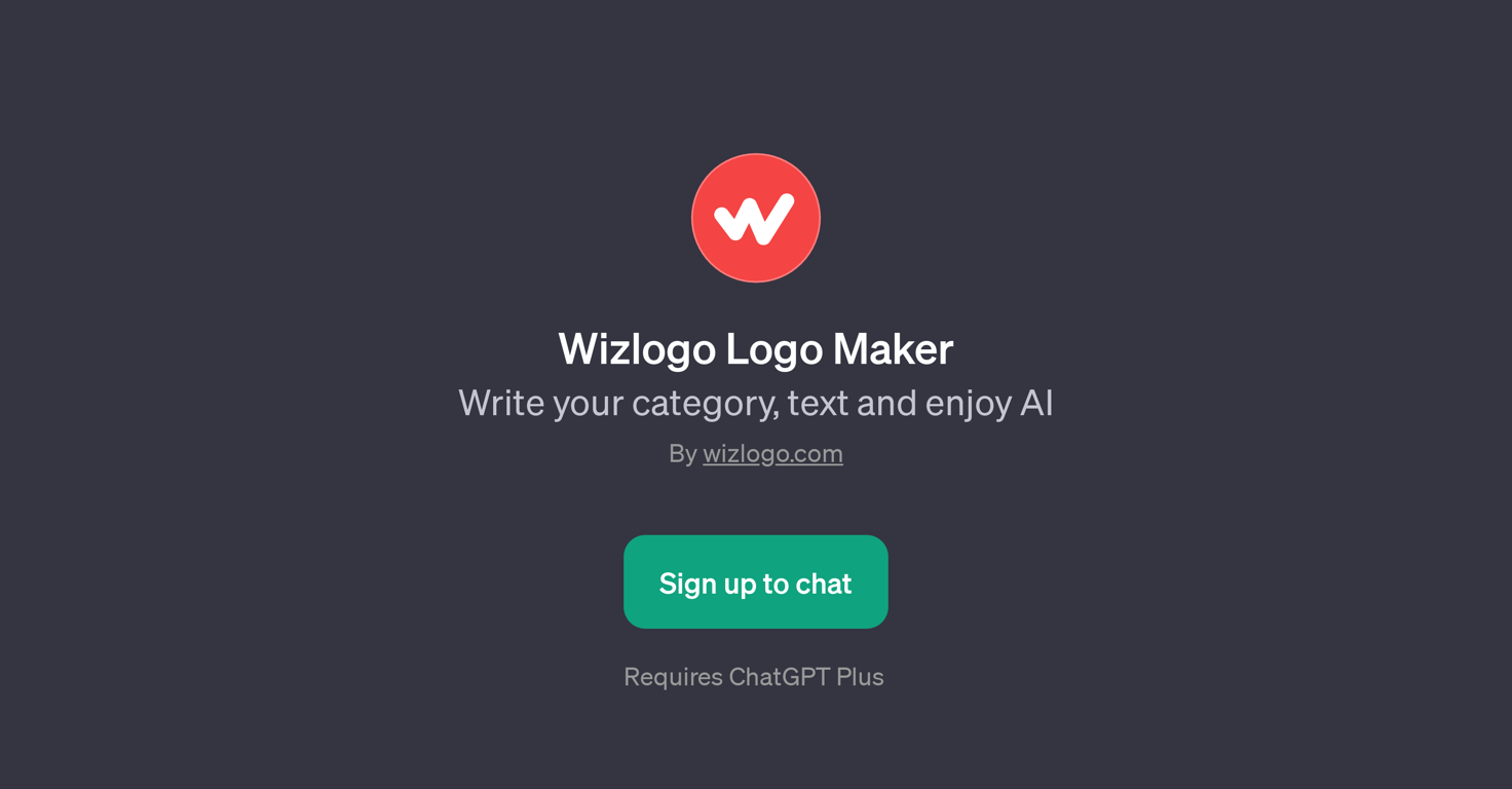 Wizlogo Logo Maker website