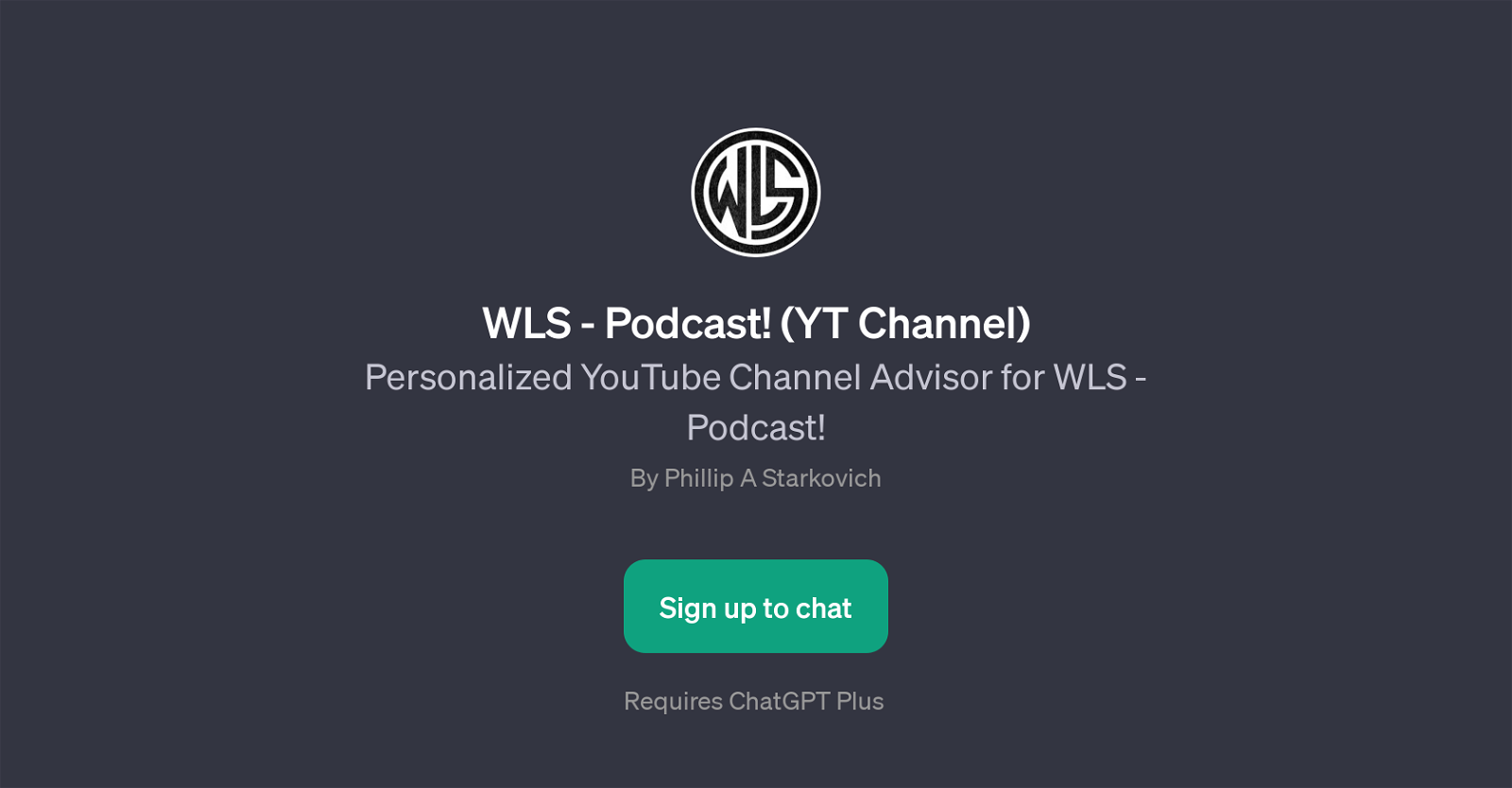 WLS - Podcast! (YT Channel) website