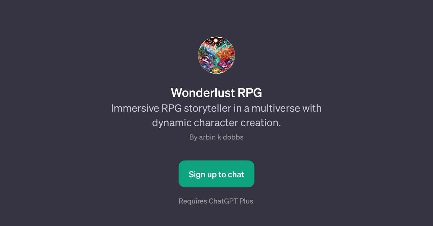 Wonderlust RPG website