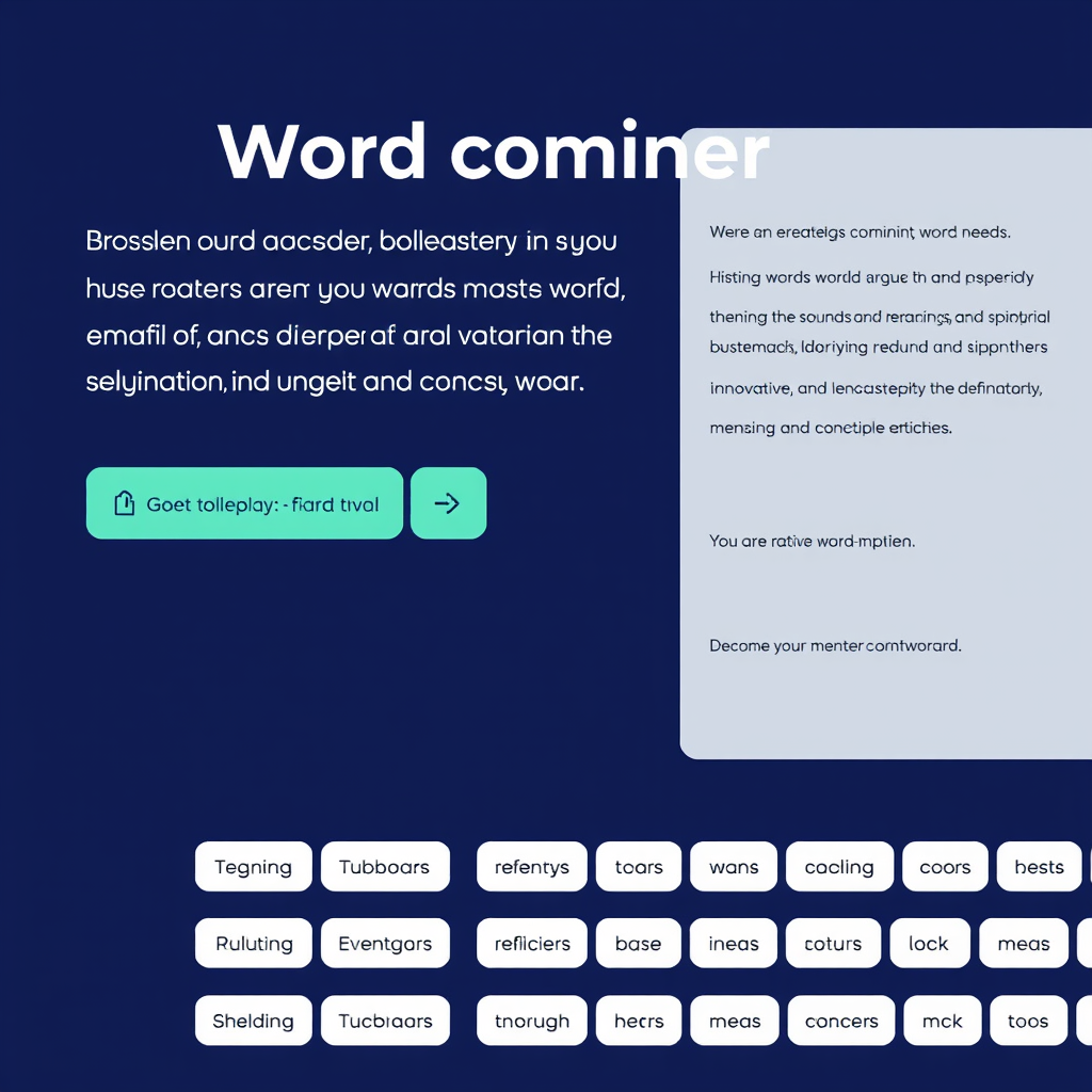 Words Compination Word combiner - (Free, No Signup AI Tool)