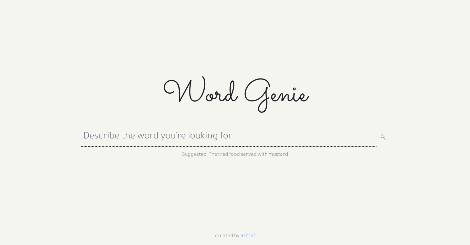 Word Genie website