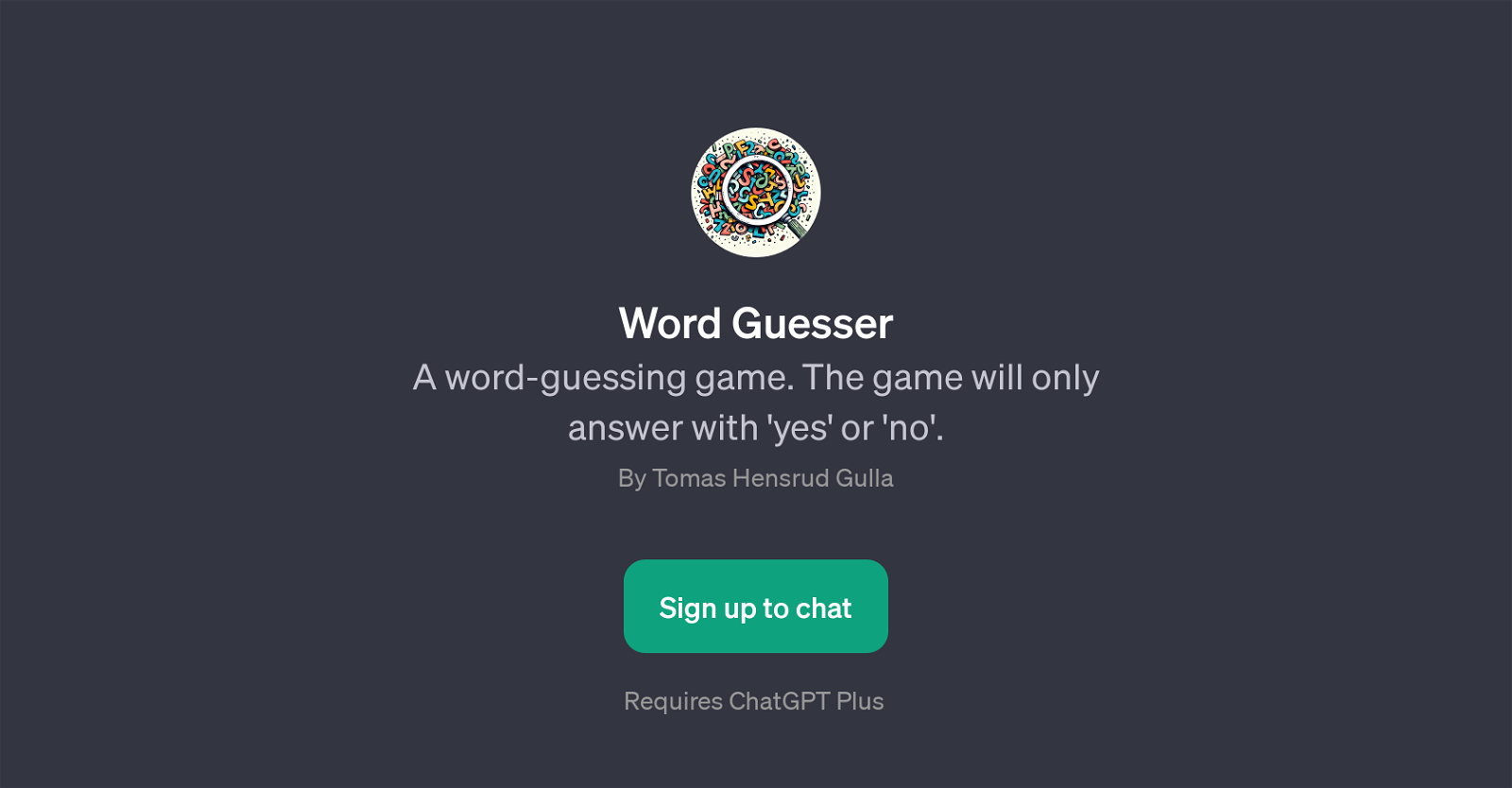 Word Guesser website