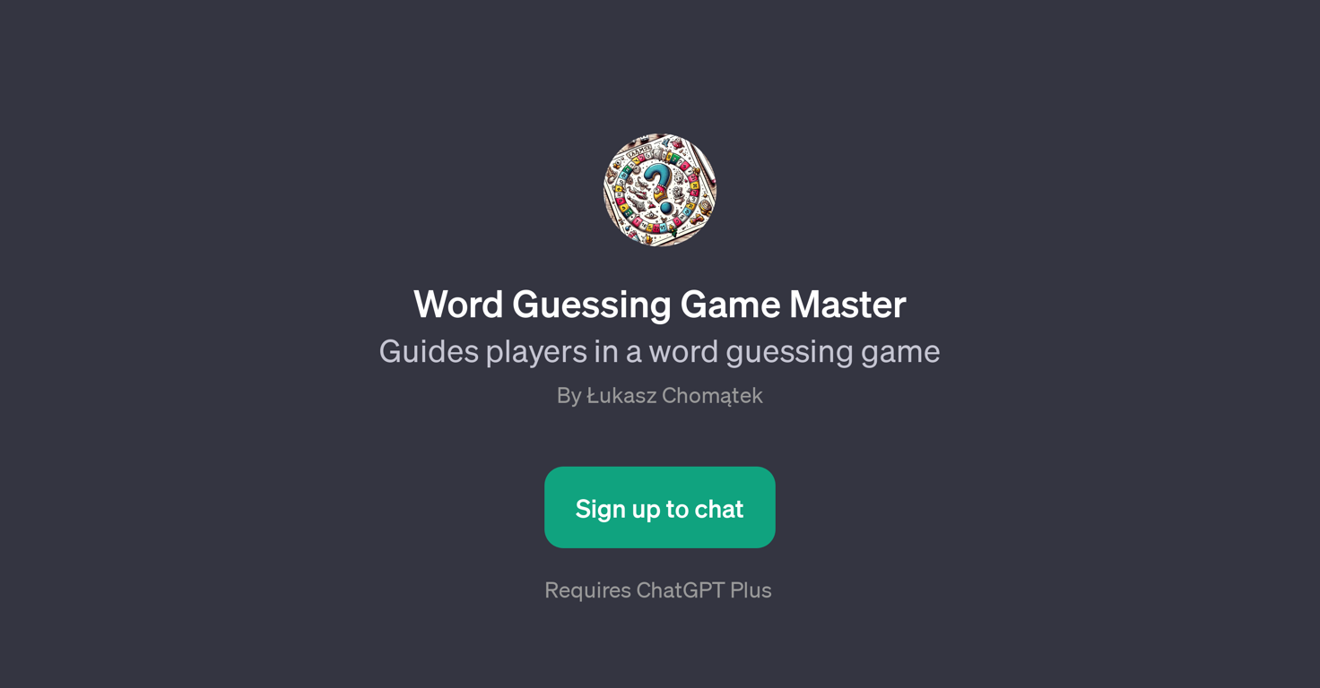 Word Guessing Game Master website