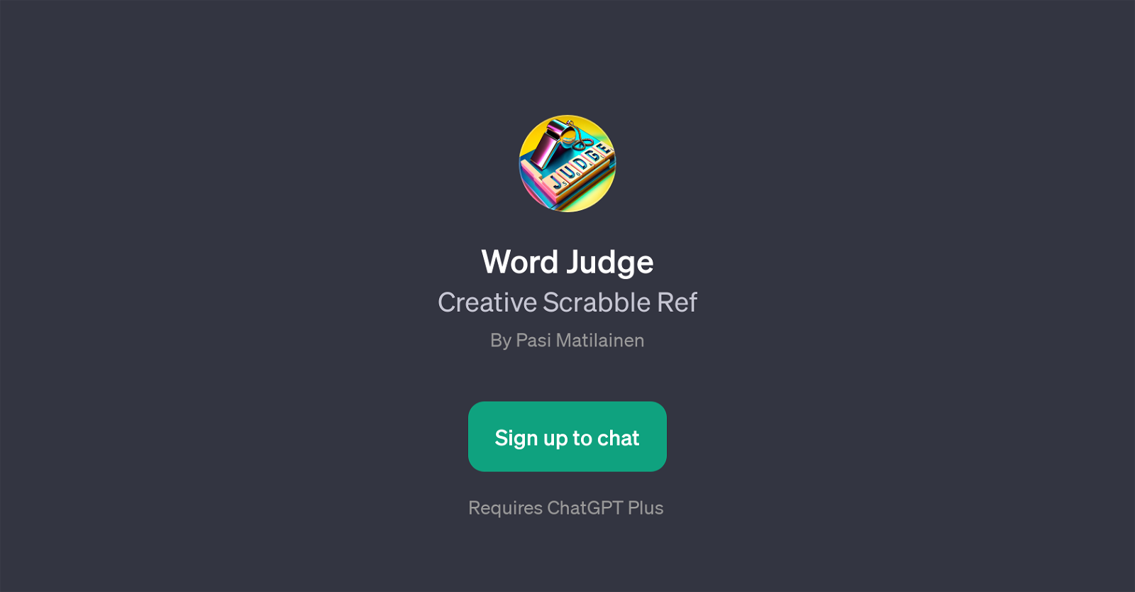 Word Judge website