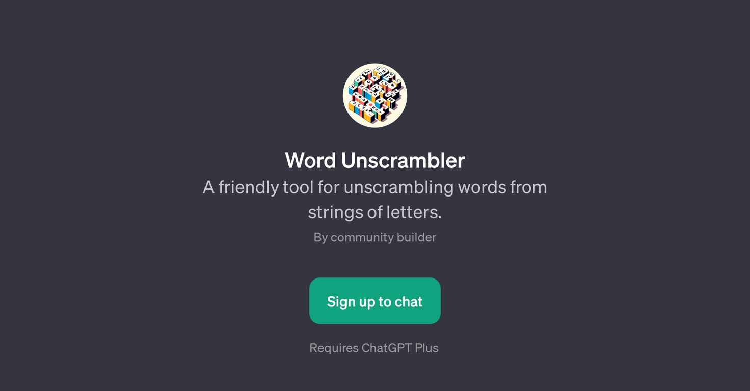 Word Unscrambler website