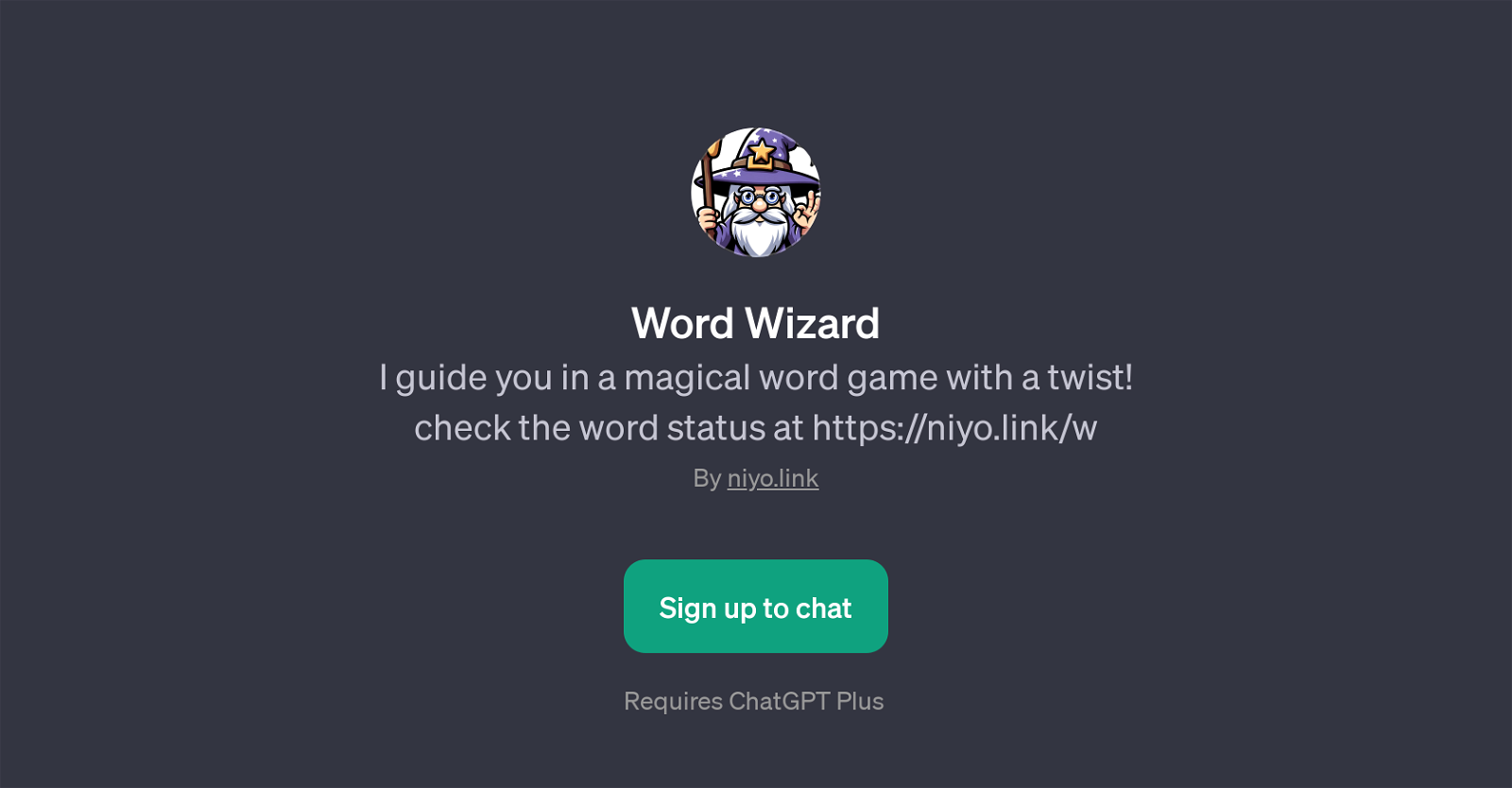 Word Wizard website