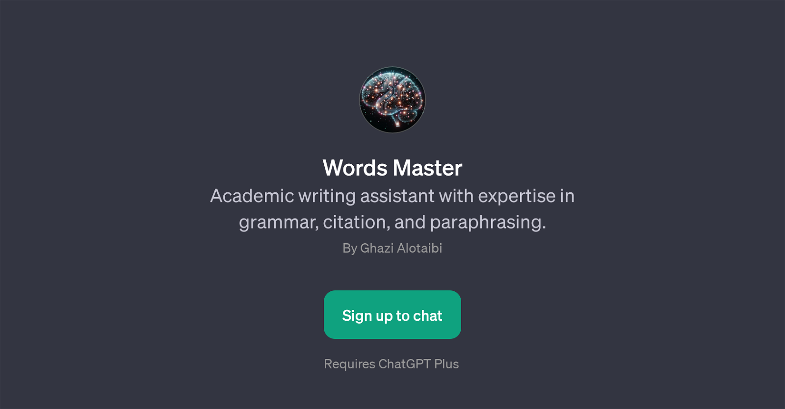 Words Master website