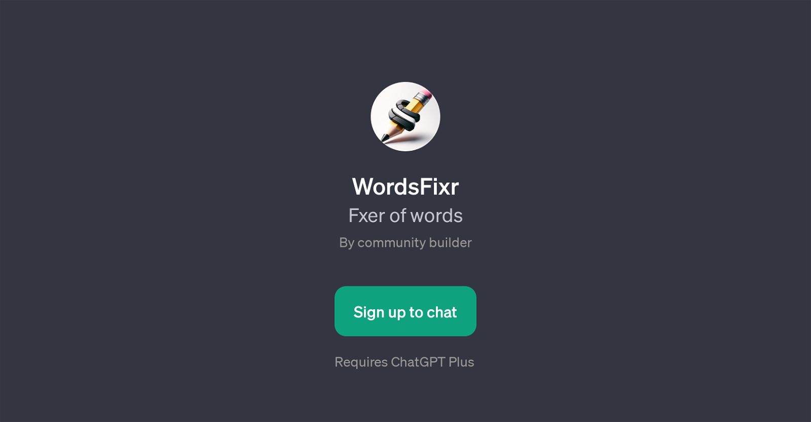 WordsFixr website