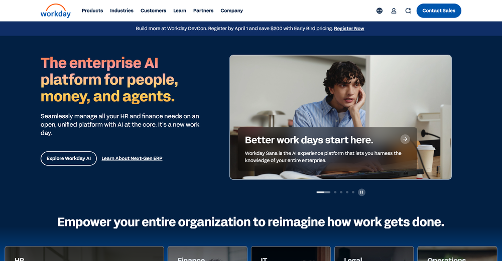Workday website